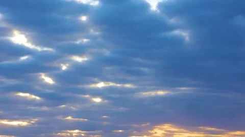 Amazing nature cloudscape Time Lapse clouds at sunset. Stock Footage 169516711