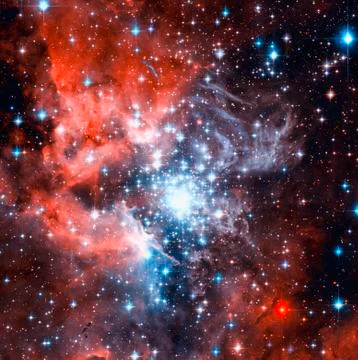 Amazing nebula in deep space Stock-Fotos