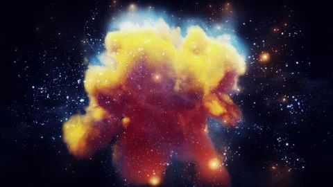 Amazing Nebula Illustrazione stock