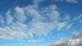 Amazing night to day timelapse of sky with bright shooting stars, white clouds 4k or 4k+ Resolution
