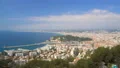 Amazing panorama of Nice city in France, travel to popular seaside resort 4k or 4k+ Resolution