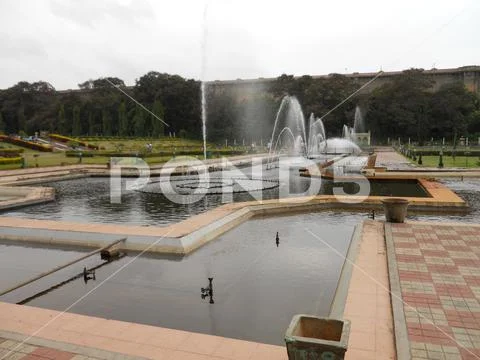 Amazing Park water fountain Stock Photos