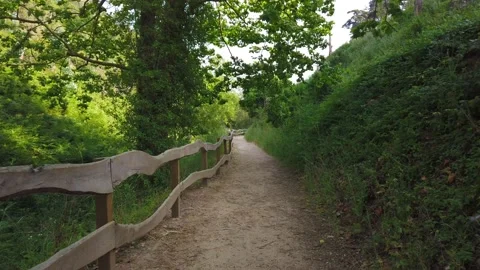 Amazing path in the countryside. Stock Footage 132528766