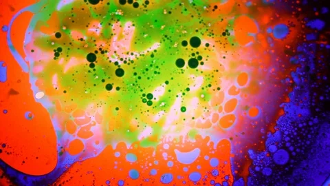 Amazing pattern with defferent colors liquid art motion Stock Footage 127715031