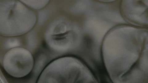 With amazing patterns and streams of suspended particles Stock Footage 156522993