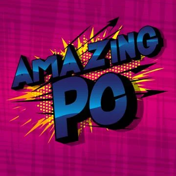 Amazing PC (Acronym which stands for Personal Computer) - Vector illustrated  Stock Illustration