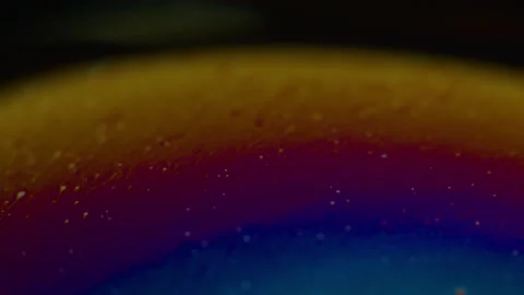 Amazing rainbow gradient background in motion. 4K. Fuel liqud. Stock Footage 159735229
