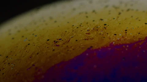 Amazing rainbow gradient background in motion. 4K. Fuel liqud. Stock Footage 159736801