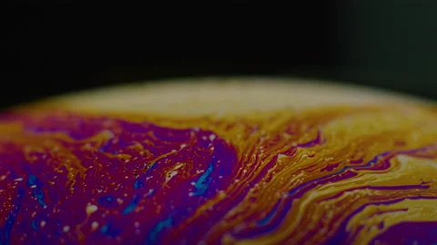 Amazing rainbow gradient background in motion. 4K. Fuel liqud. Stock Footage 159737204