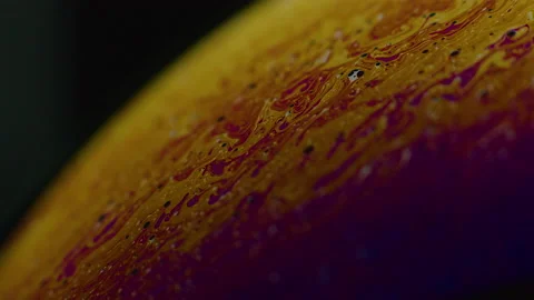 Amazing rainbow gradient background in motion. 4K. Fuel liqud. Stock Footage 159738756