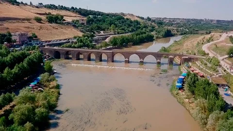 Amazing river from turkey  Stock Footage 112928713
