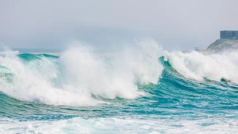 Amazing rolling wave in Margaret River area, Australia Stock Photos
