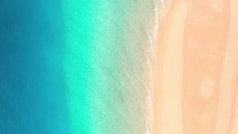 Amazing Sand Beach With Light Waves Stock Footage 201437390