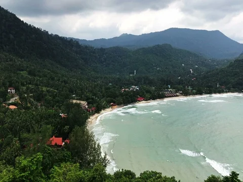 Amazing seascape view from high 動画素材 71166259