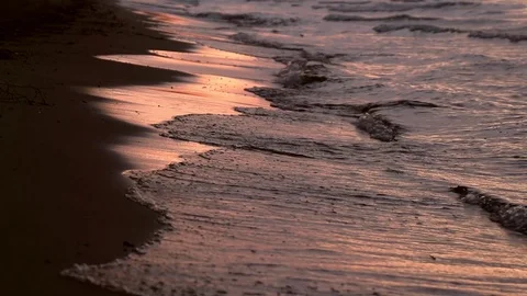 Amazing shot waves Stock Footage 122577792