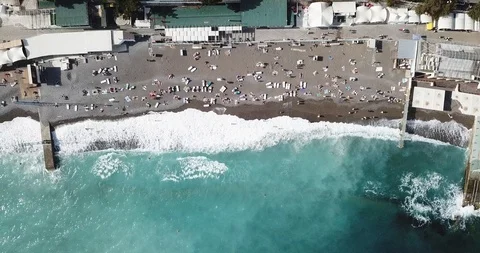 Amazing shots of the beach Video stock 87471061