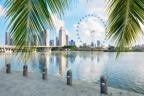 Amazing Singapore Bay Stock Photos