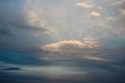 Amazing Sky Clouds View Foto stock