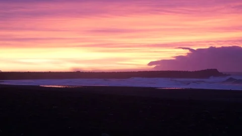 Amazing sky icelandic Stock Footage 78244189