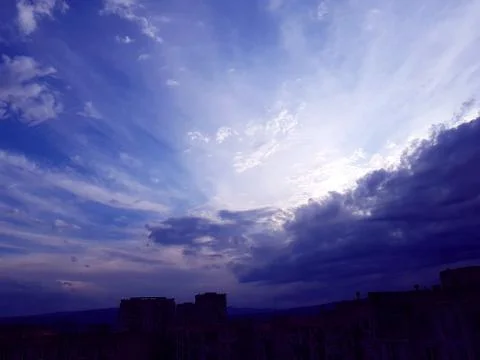 Amazing sky view Stock Photos