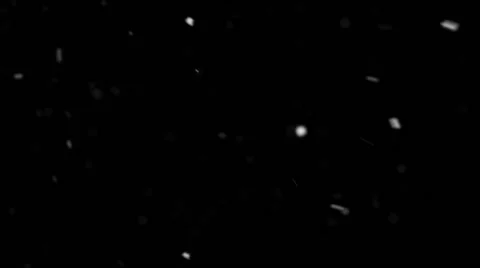 Amazing Snow on Black Background Stock Footage 68751370