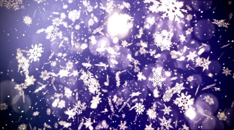 Amazing Snow falling from Sky Stock Footage 46063036