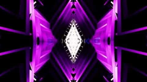 Amazing space kaleidocope VJ loop party background0000-0300 Stock Footage 340879934