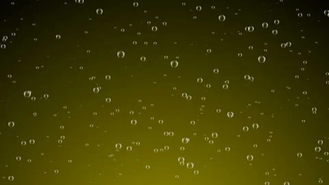 Amazing spinning bubbles inside the glass full of beer. Extreme macro view. Stock Footage 101356687
