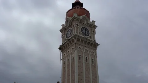 Amazing Sultan Abdul Samad Building, Kuala Lumpur, Malaysia 스톡 동영상 111314430