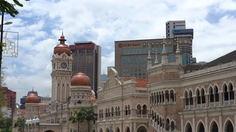 Amazing Sultan Abdul Samad Building, Kuala Lumpur, Malaysia Stock Footage 111315167