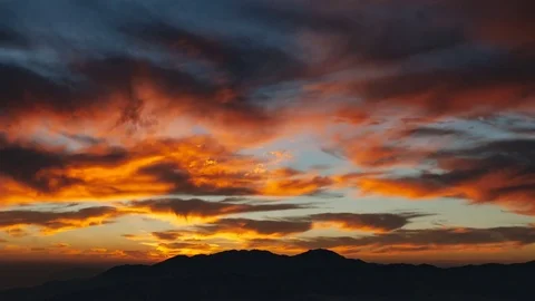 Amazing sunrise timelapse Stock Footage 75958314