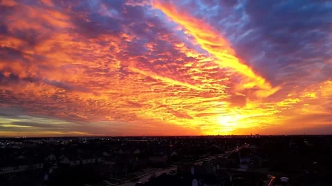 Amazing sunset 2024 Stock Footage 267172611