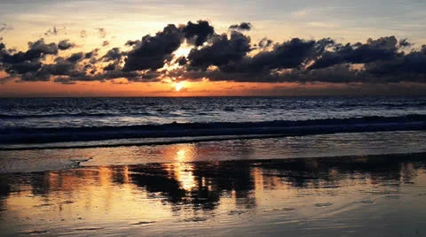 Amazing sunset Video stock 23367920