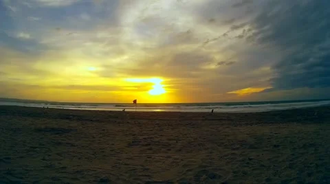 Amazing sunset Stock Footage