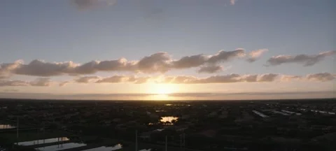 Amazing sunset at Miramar Stock Footage 232820092