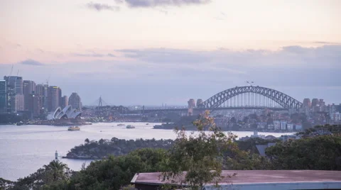 AMAZING SUNSET OVER THE HARBOUR Stock Footage 53774901