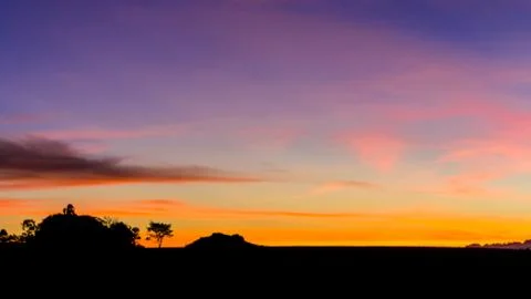 Amazing sunset Stock Photos