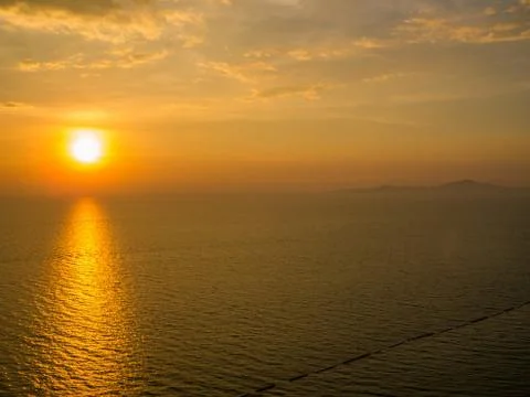 Amazing sunset Stock Photos