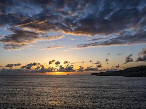 Amazing sunset Stock Photos