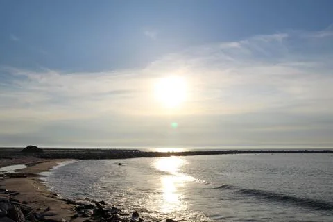 Amazing sunset Stock Photos