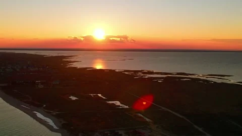 Amazing sunset on the sea. Stock Footage 170543393