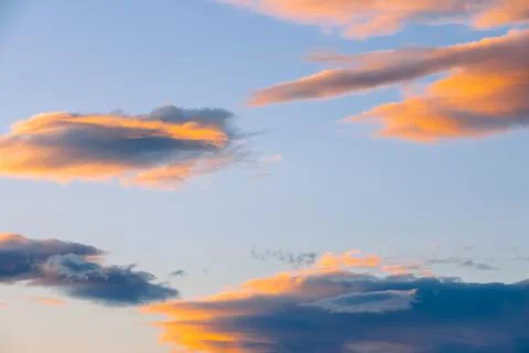 Amazing Sunset Sky Stock Photos