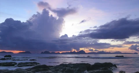 Amazing sunset time lapse 4k Stock-Footage 35661730