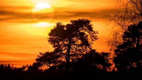 Amazing sunset time-lapse video. Vídeo Stock 153623727