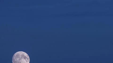 Amazing supermoon. Timelapse. Stock Footage 91588146