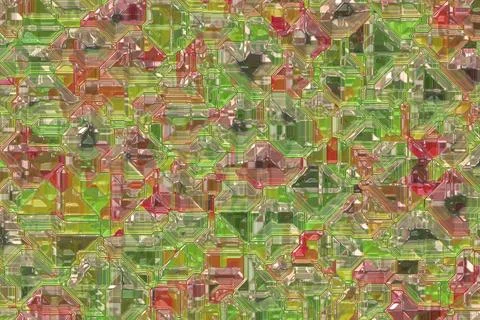 Amazing tech computer template computer graphic background illustration Illustrazione stock