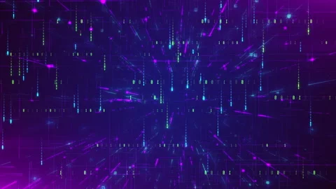 Amazing Technology matrix doted lines animated background Stock-Footage 168563348