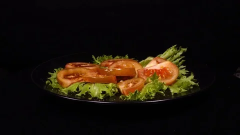Amazing texture of fresh vegetables in 4k, 3840x2160, clip. Video stock 74930387
