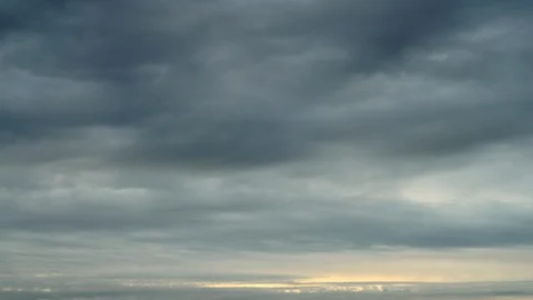 Amazing time-lapse of cloudy sky with cross way moving. Stock Footage 98106501