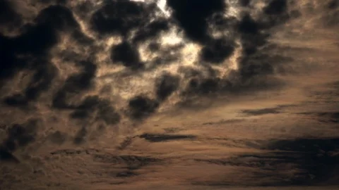 Amazing time-lapse of dramatic cloudy sky. Stock Footage 119885521